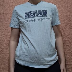 District Light Blue Graphic Tee